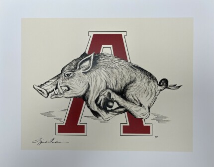 Classic Razorback Print image